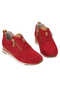 Gabor Sneaker Low - Rot/hellbraun/weiß/gold -Gabor 054cfd4b49be40aebc162c51f97682f3