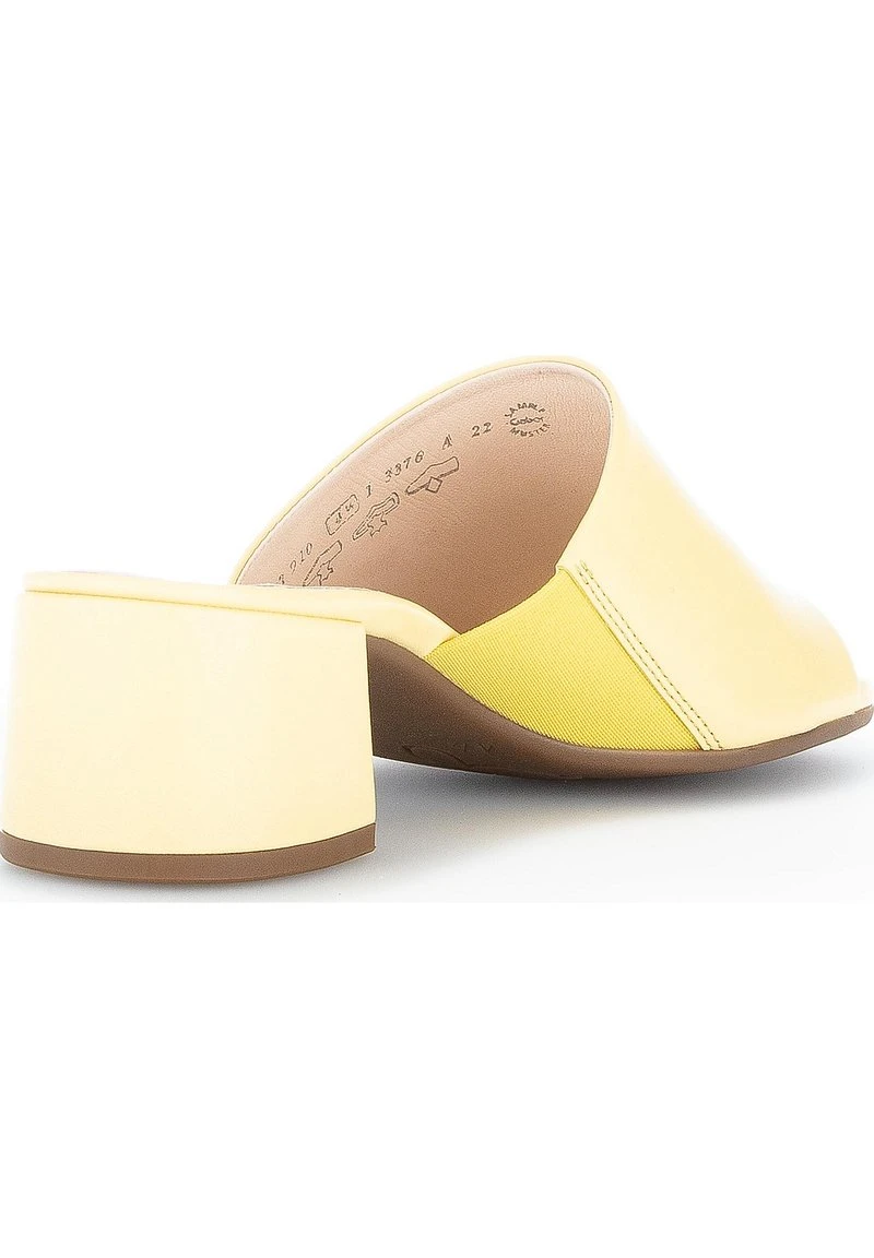 Gabor Pantolette Flach - Pastellgelb 4 Gabor Pantolette Flach - Pastellgelb – Bild 4