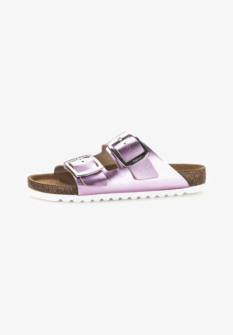 Gabor Pantolette Flach - Violett 1 Gabor Pantolette Flach - Violett