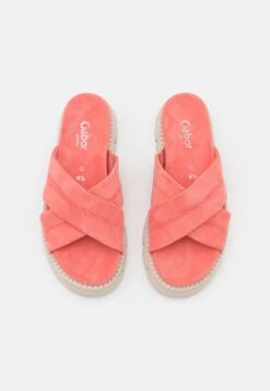 Gabor Comfort Pantolette Flach - Pesca -Gabor 14cc4b6621a94cedb015c6df2a3b459c