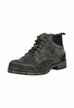 Pius Gabor Lace-up Ankle Boots - Slate Black -Gabor 21124acc02ec4b8cb62bf31a62248d58