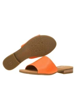 Gabor RHODOS ELEGANTE - Pantolette Flach - Orange/braun -Gabor 2c5ce671009145b885580803ccd5fd48