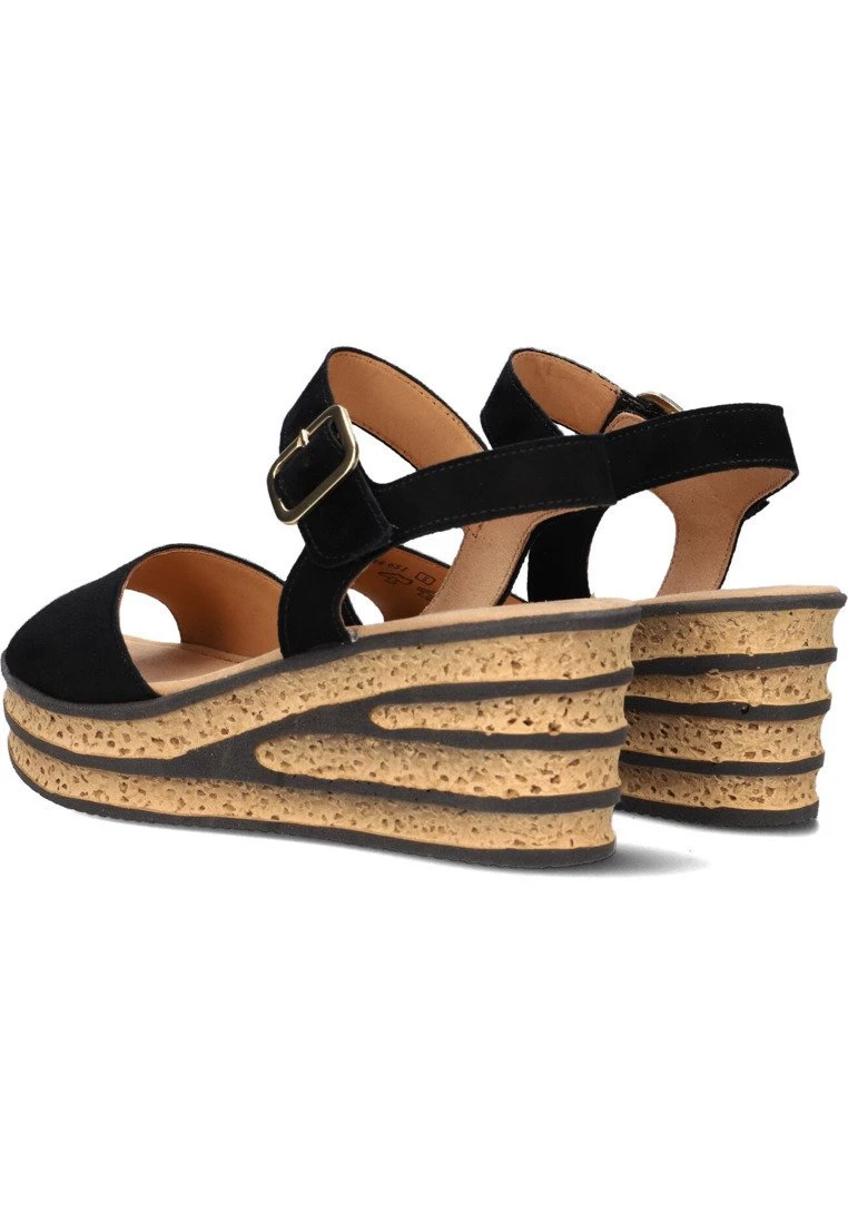 Gabor Plateausandalette - Zwart 3 Gabor Plateausandalette - Zwart – Bild 3