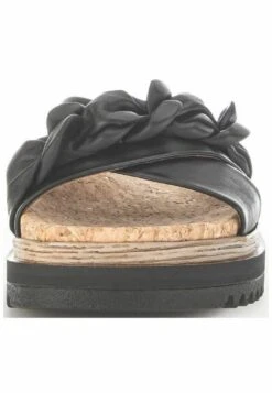 Gabor Pantolette Flach - Schwarz Kork Uni -Gabor 31be06be59cd4aea90c7c46d77711b77