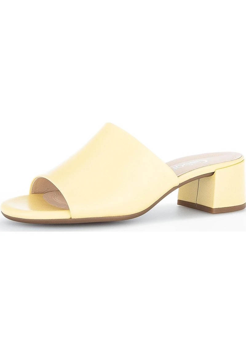 Gabor Pantolette Flach - Pastellgelb 2 Gabor Pantolette Flach - Pastellgelb – Bild 2