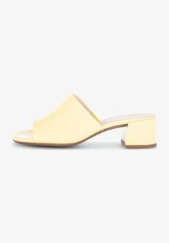 Gabor Pantolette Flach - Pastellgelb