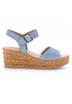 Gabor Keilsandalette - Bleu -Gabor 427329ec216f46eca03544bc26d3638c