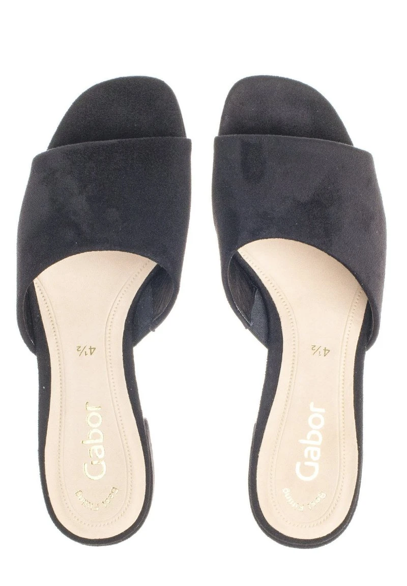 Gabor Pantolette Flach - Schwarz 2 Gabor Pantolette Flach - Schwarz – Bild 2