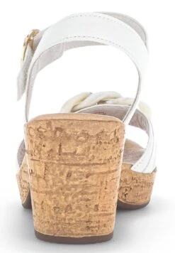 Gabor Plateausandalette - Blanc Ecru -Gabor 707bf8db081f4340890e10cdd8dd8d8e