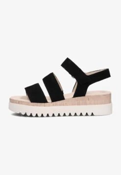 Gabor Plateausandalette - Zwart