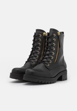 Gabor Comfort Schnürstiefelette - Schwarz/gold -Gabor 7986a4958ef74bdcb4019af22b6769a7