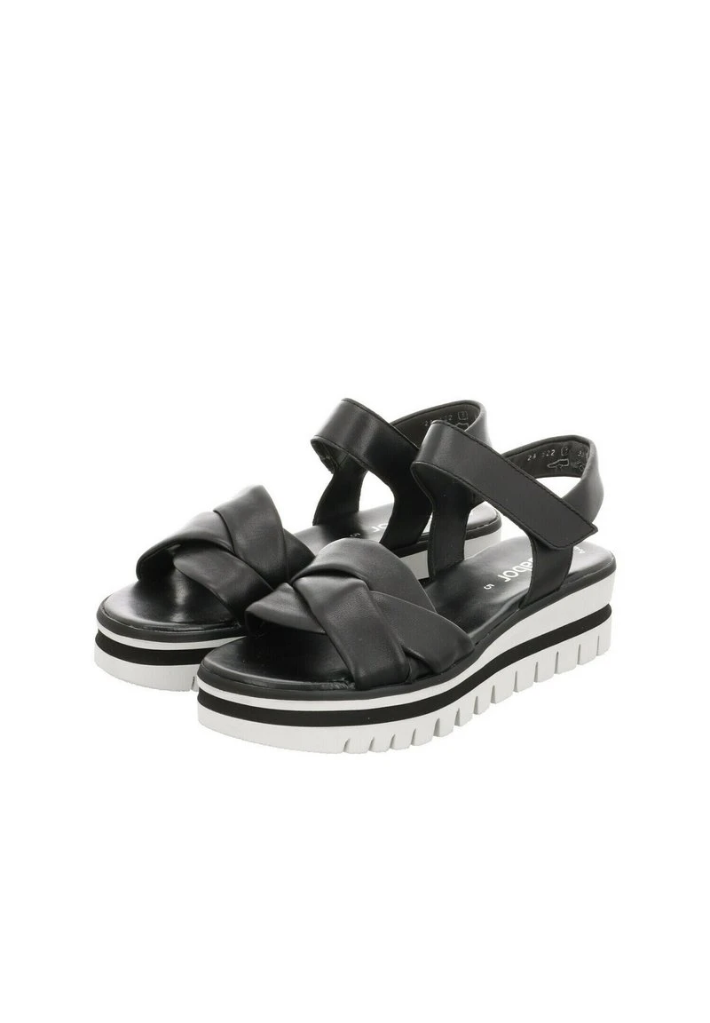 Gabor Plateausandalette - Schwarz 2 Gabor Plateausandalette - Schwarz – Bild 2