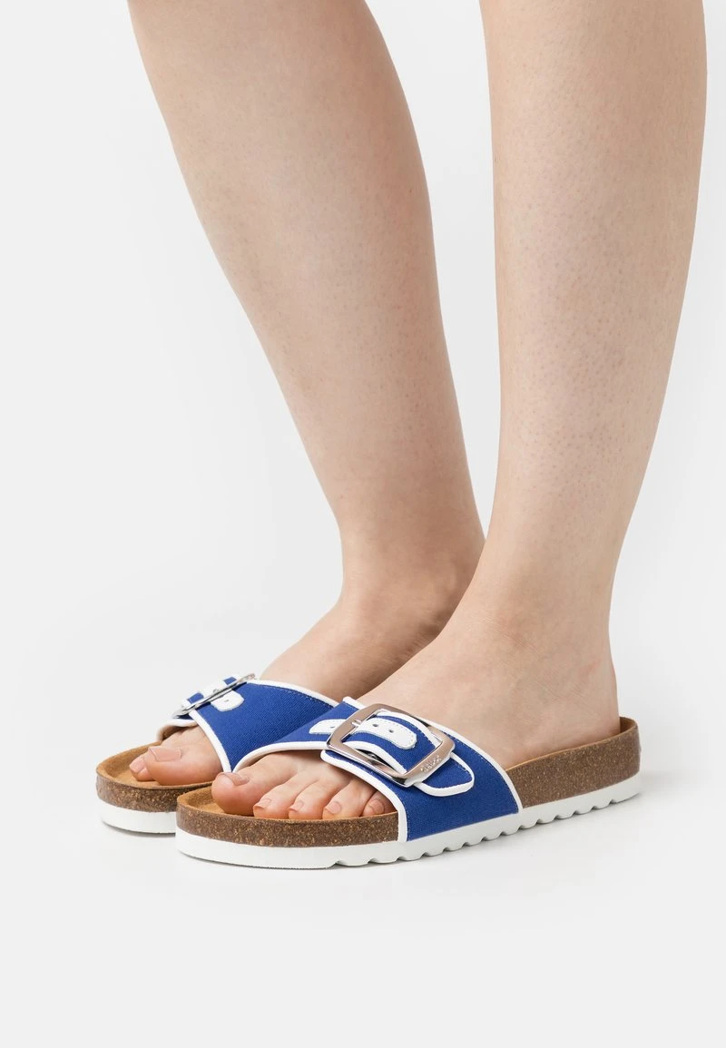 Gabor Pantolette Flach - Saphir/weiß 1 Gabor Pantolette Flach - Saphir/weiß