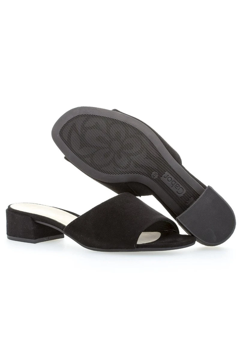 Gabor Pantolette Flach - Schwarz 3 Gabor Pantolette Flach - Schwarz – Bild 3