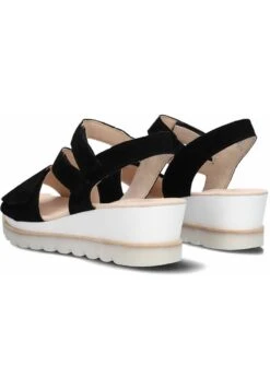 Gabor Keilsandalette - Zwart -Gabor 8fa9647925d445a7ab3e4269252f4107