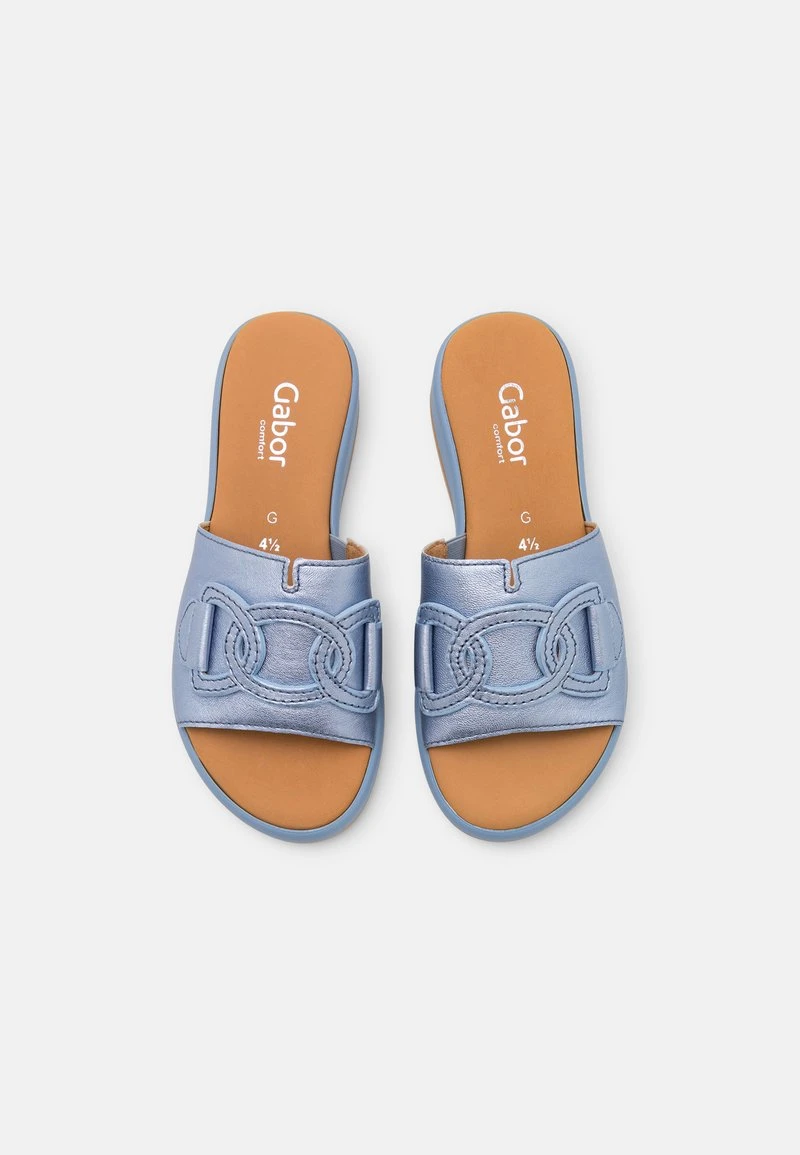 Gabor Comfort Pantolette Flach - Azur 6 Gabor Comfort Pantolette Flach - Azur – Bild 6
