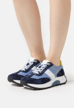 Gabor Comfort Sneaker Low - Marine/azur/white/yellow