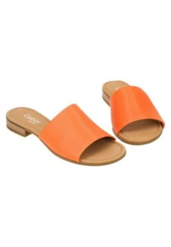 Gabor RHODOS ELEGANTE - Pantolette Flach - Orange/braun -Gabor ad6bd5eaec6341c2873dad631fe2f814
