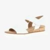 Gabor Comfort Keilsandalette - Weiss Kork/offwhi