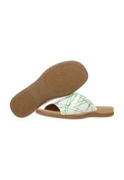 Gabor BEQUEME - Badesandale - White / Green -Gabor bdf4638f04f6453ab6cd1ea9178000fa