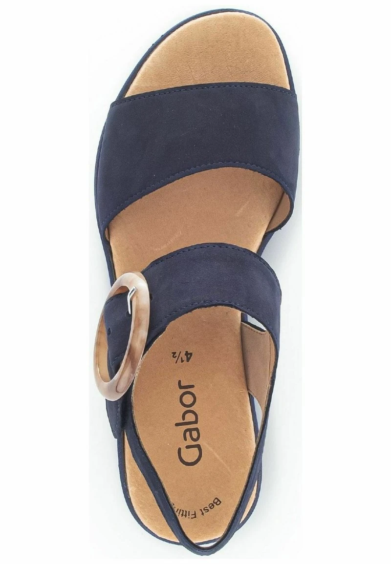 Gabor Plateausandalette - Blau 3 Gabor Plateausandalette - Blau – Bild 3
