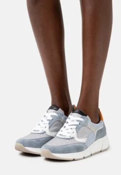 Gabor Comfort Sneaker Low - Grau/cielo/orange