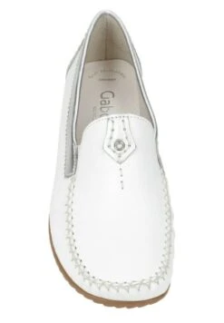 Gabor FLORENZ BEQUEME - Mokassin - Weiß/silber -Gabor d2d304c4f52143beb1b19a143a8758b3