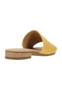 Gabor RHODOS ELEGANTE - Pantolette Flach - Gelb Braun -Gabor db0e23dbb95f441cbcb8088b41b512ee