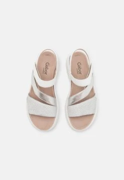 Gabor Comfort Plateausandalette - Silber/weiss 11 Gabor Comfort Plateausandalette - Silber/weiss -Gabor dec4a0fa37bb4473bc6efc590b073ec7