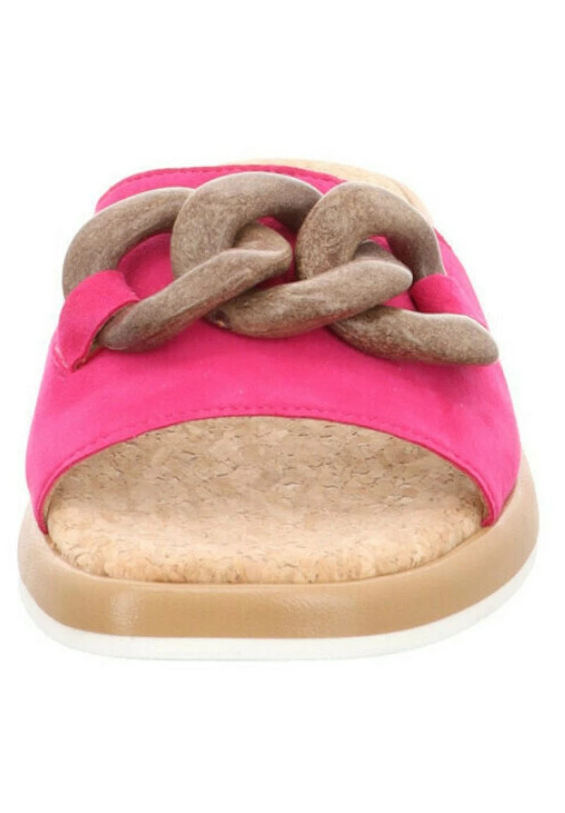 Gabor Pantolette Flach - Pink/kork Holz 4 Gabor Pantolette Flach - Pink/kork Holz – Bild 4