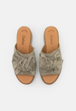 Gabor Pantolette Hoch - Salvia/natur -Gabor ea680cf357fe4a27b435dc1d8bbb8de5