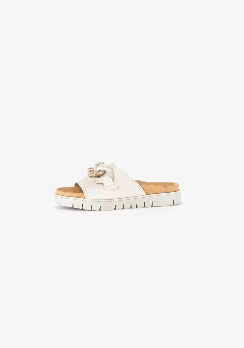 Gabor PANTOLETTEN - Pantolette Flach - Beige 1 Gabor PANTOLETTEN - Pantolette Flach - Beige