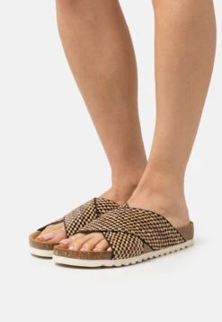 Gabor Pantolette Flach - Natur/schwarz