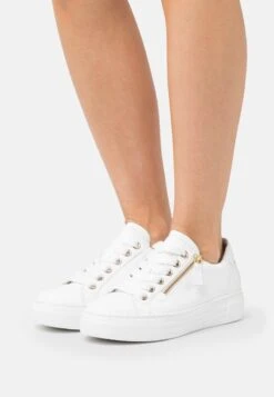 Gabor Comfort Sneaker Low - Weiss/platino/gold
